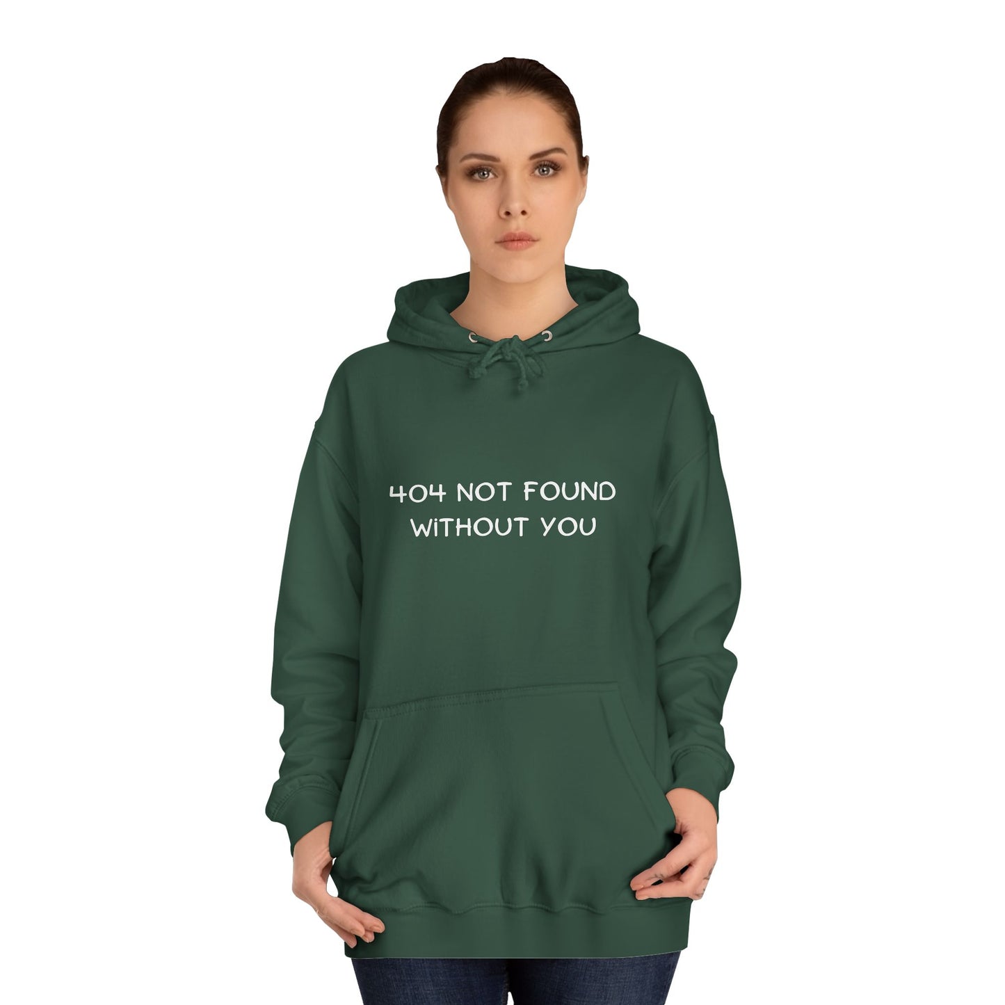 🚫 404 Not Found Without You Hoodie – Funny & Geeky Valentine’s Gift for Developers & IT Lovers