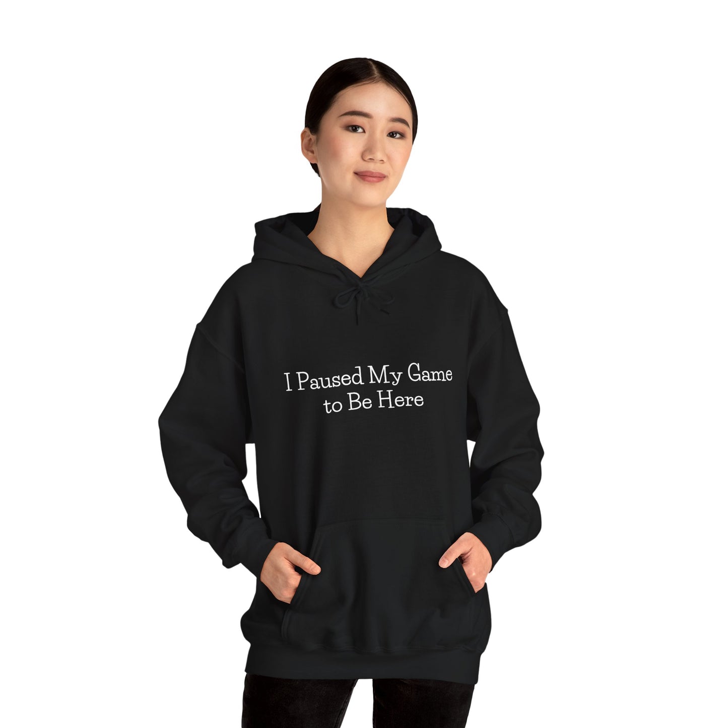 "I Paused My Game" Unisex Gaming Hoodie – Cozy Nerdwear