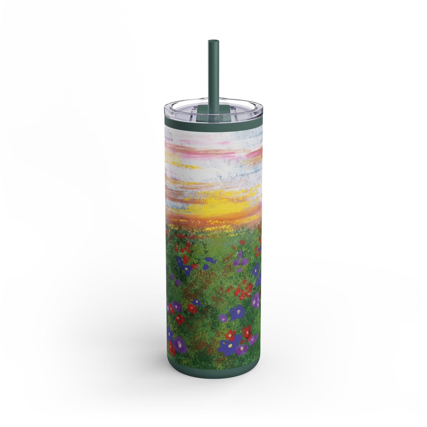 Wild Bloom “Floral Sunset” 20 oz Skinny Tumbler