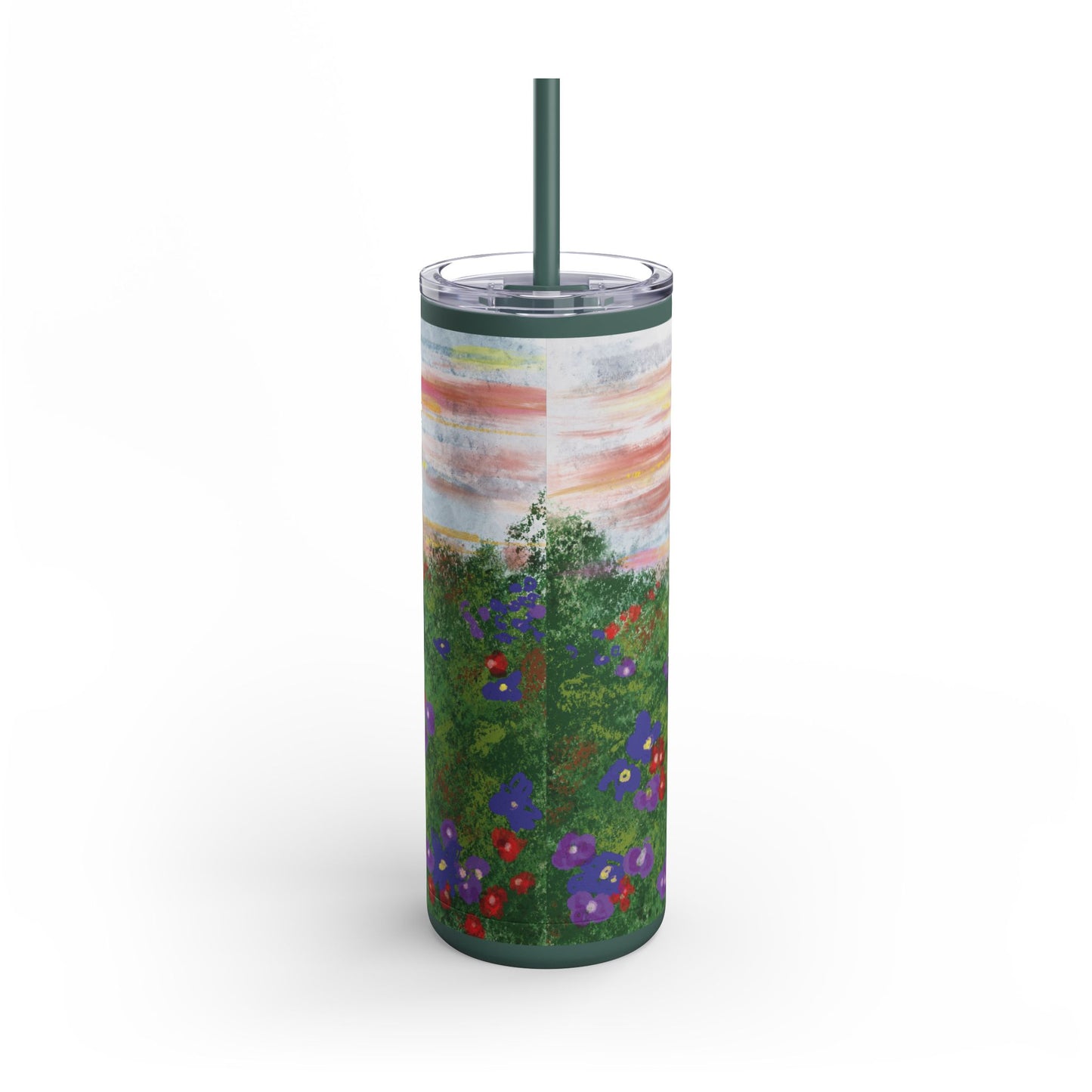 Wild Bloom “Floral Sunset” 20 oz Skinny Tumbler