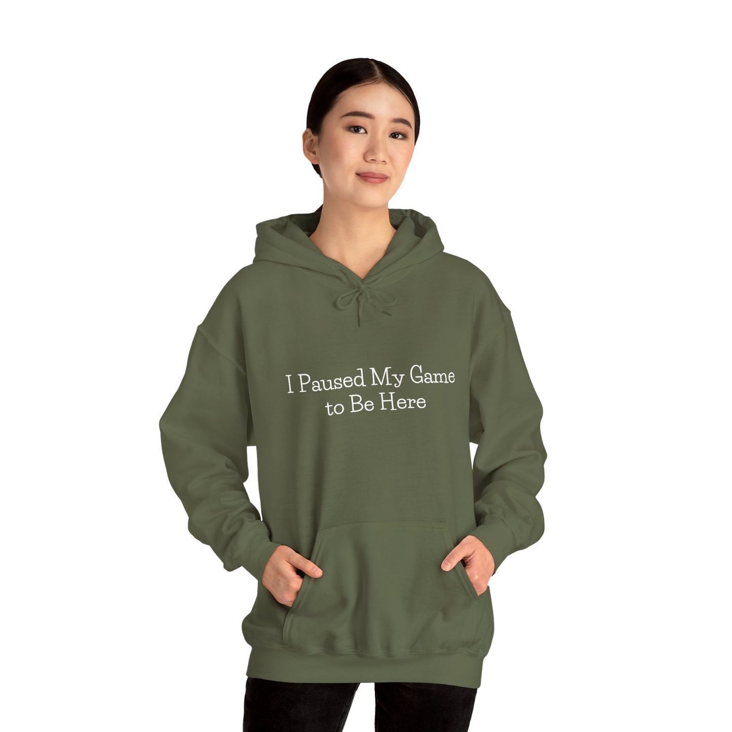 "I Paused My Game" Unisex Gaming Hoodie – Cozy Nerdwear