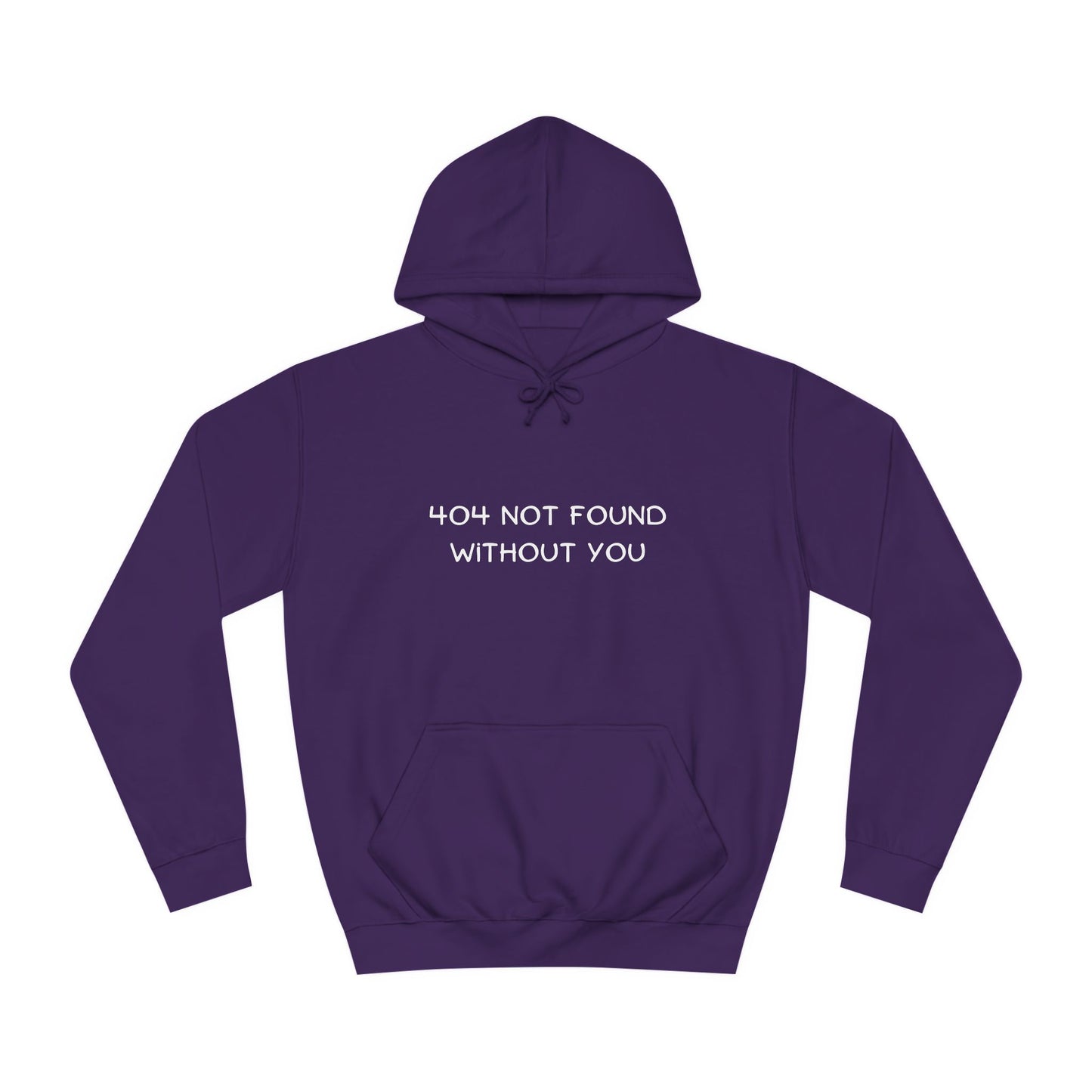 🚫 404 Not Found Without You Hoodie – Funny & Geeky Valentine’s Gift for Developers & IT Lovers