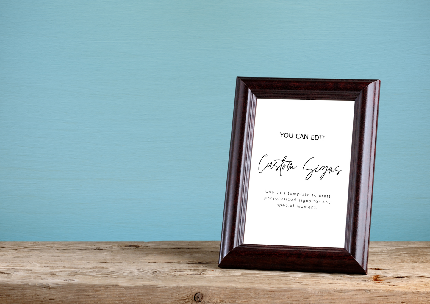 Editable Event Sign Template – Instant Download