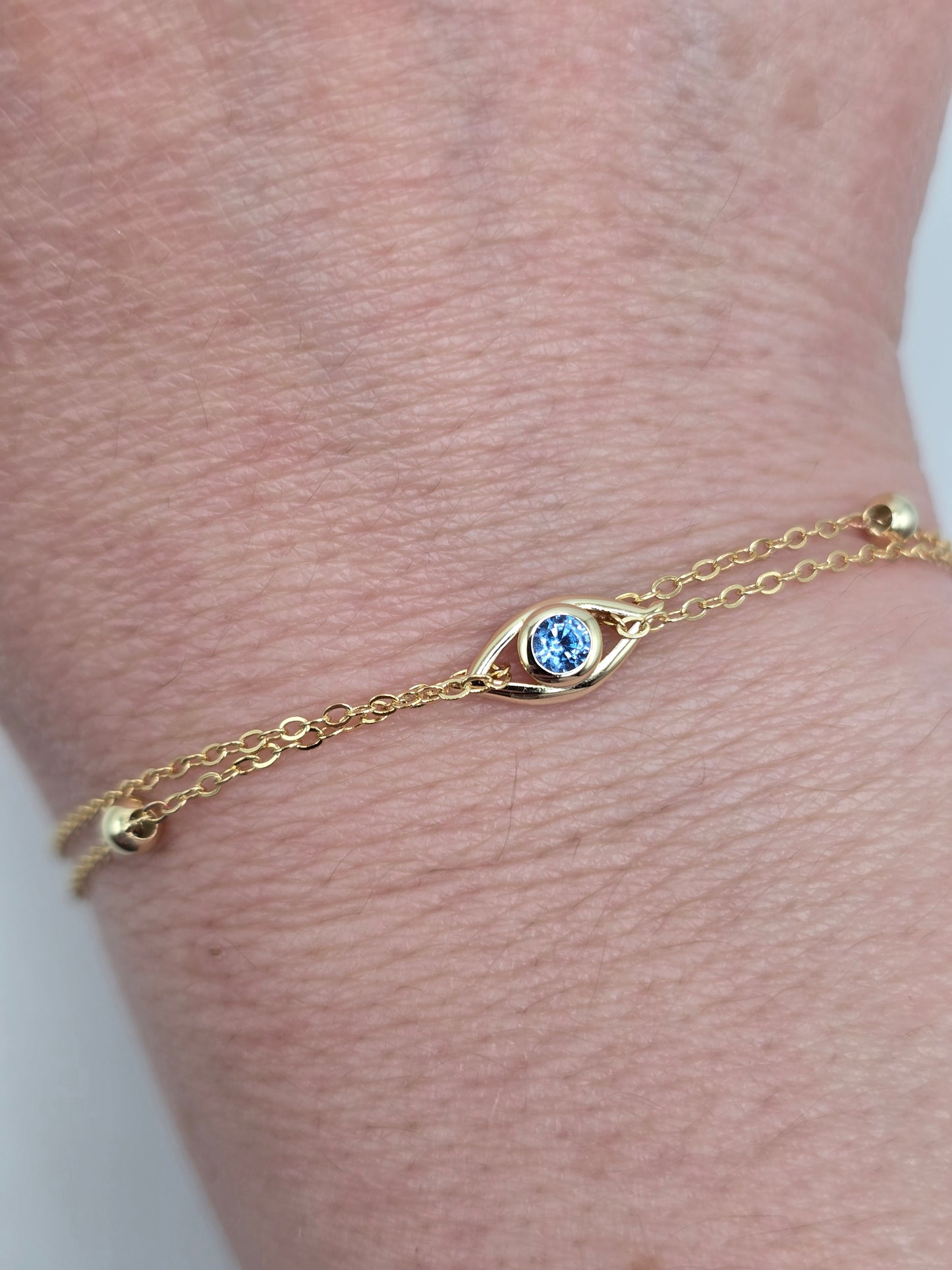 Protected. — Gold Eye Bracelet