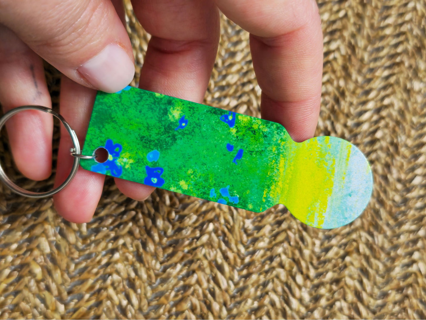 Shopping Cart Token Keychain