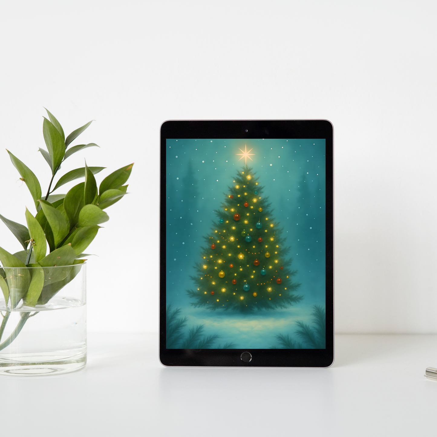 Cozy Winter Digital Background | Instant Download ( for Mobile + 4K)