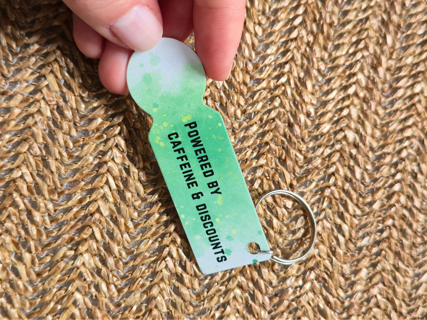 Shopping Cart Token Keychain