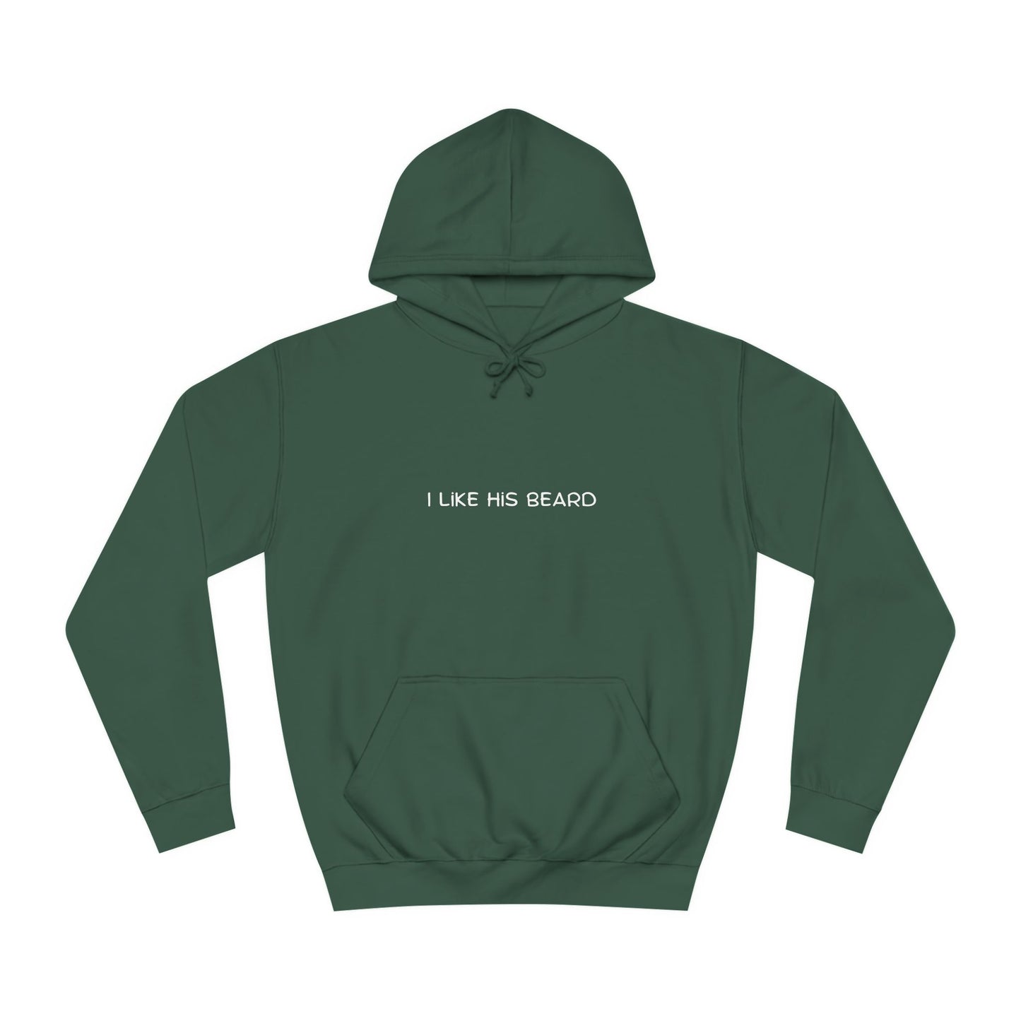 “I Like His Beard” Couples Hoodie – Funny Valentine’s Gift