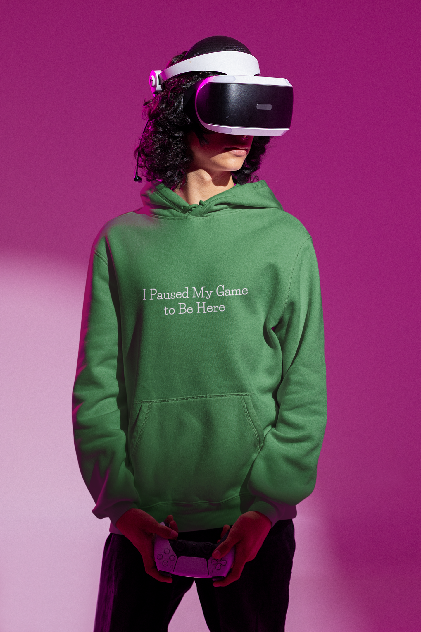 "I Paused My Game" Unisex Gaming Hoodie – Cozy Nerdwear