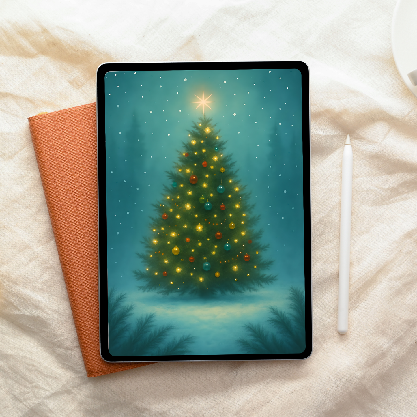 Cozy Winter Digital Background | Instant Download ( for Mobile + 4K)