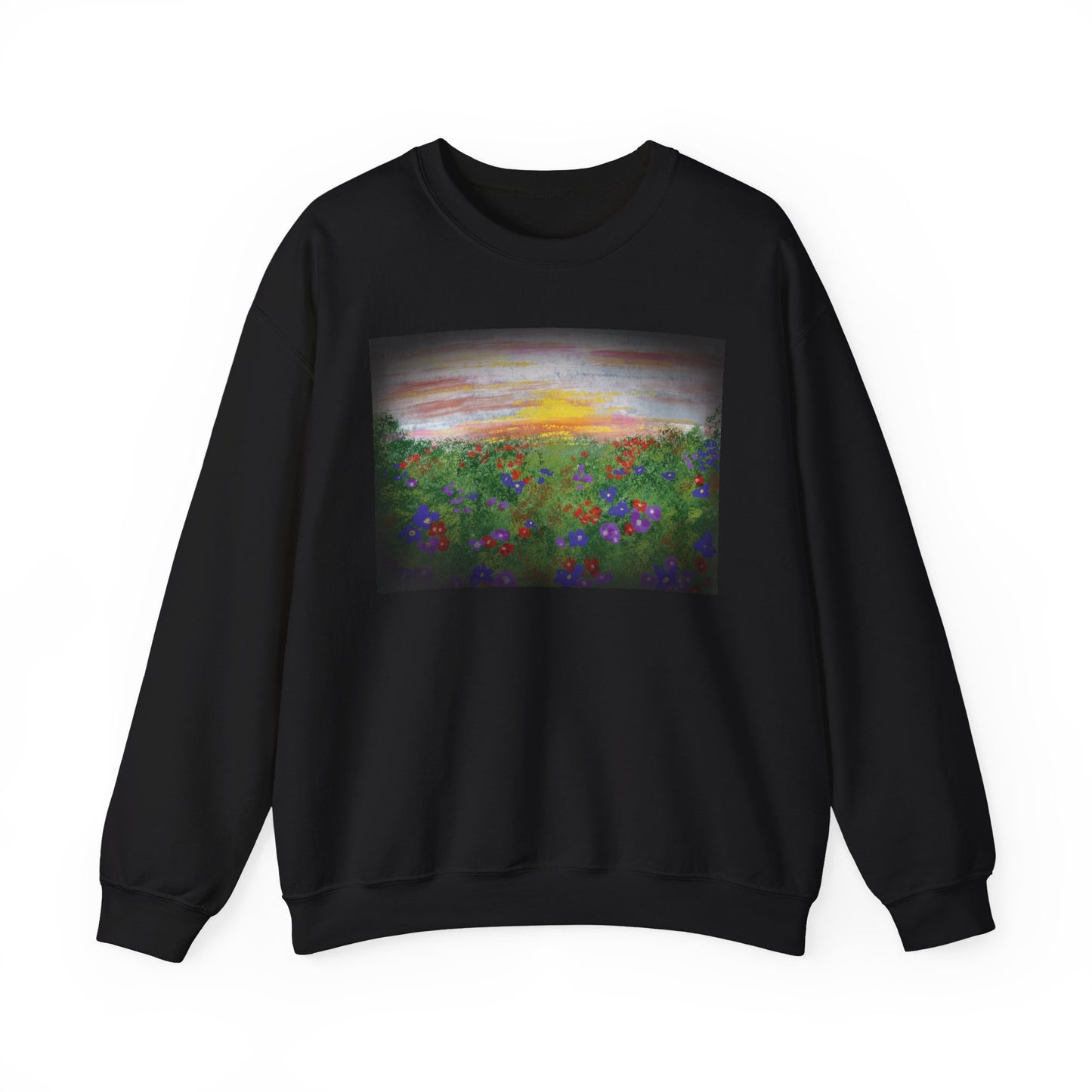 Wild Bloom Floral Crewneck Sweatshirt – Unisex Fit