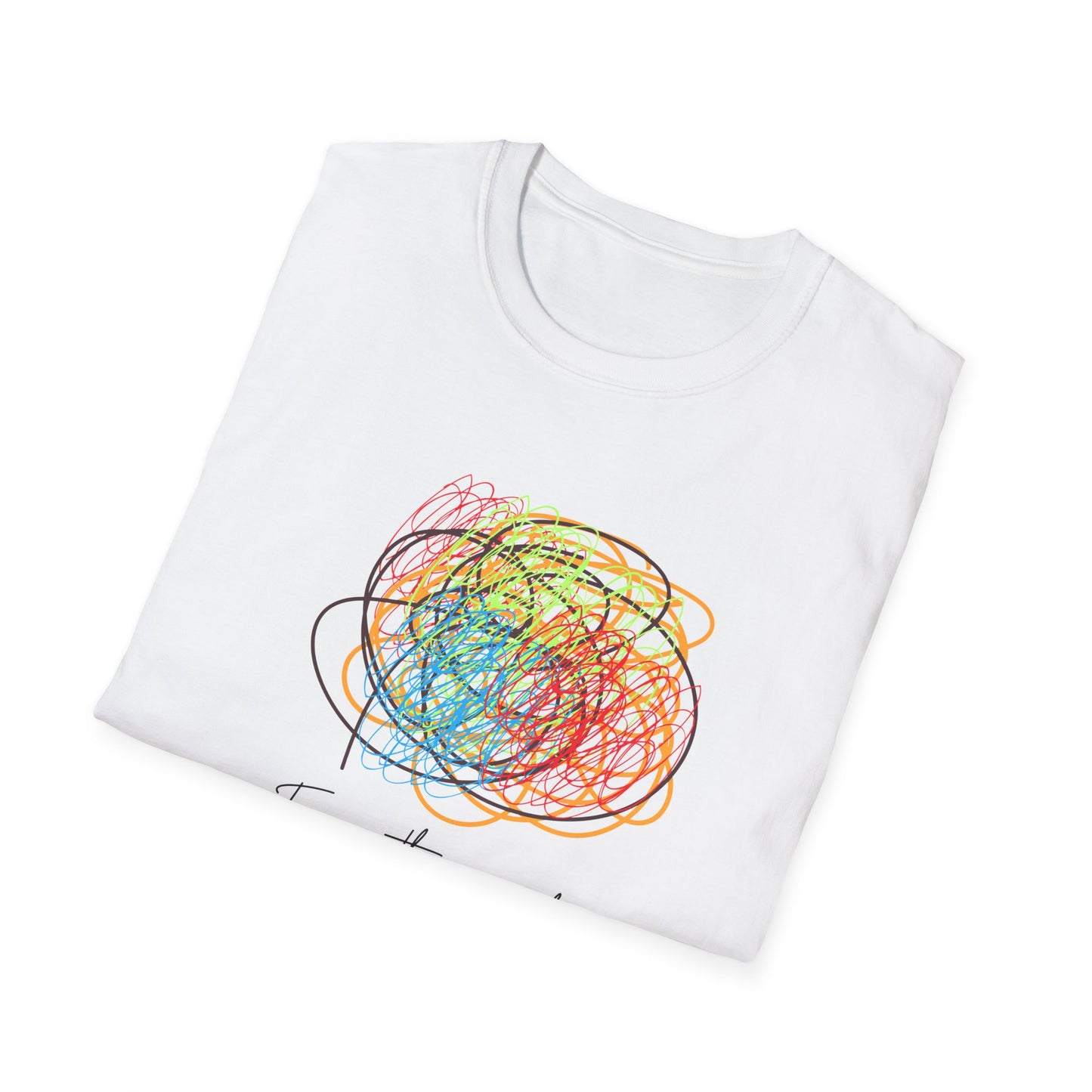 “Everything Is Fine” Unisex Soft‑Style T‑Shirt – Sarcastic Graphic Tee