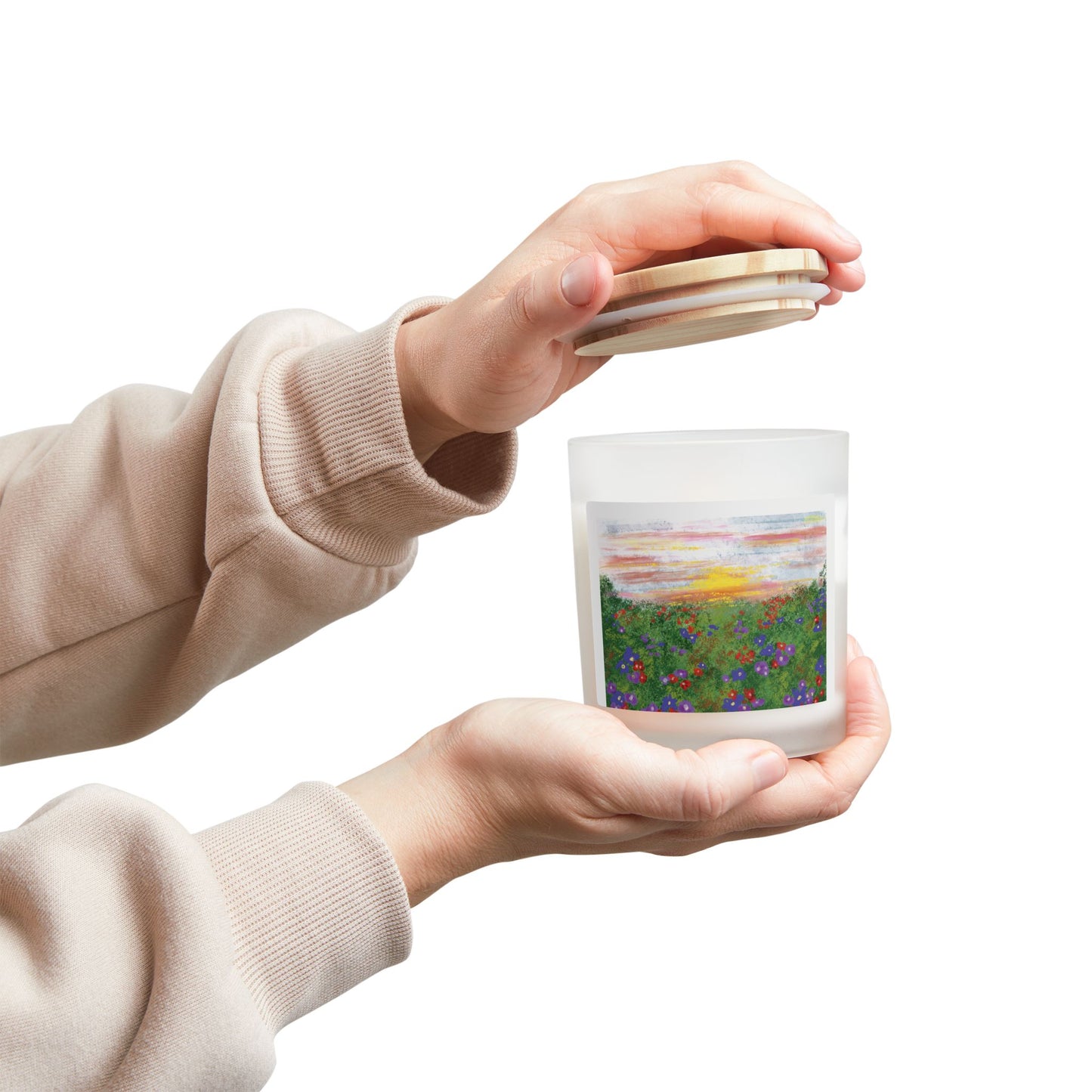 Wild Bloom “Sunset Blooms” Vegan Aromatherapy Candle