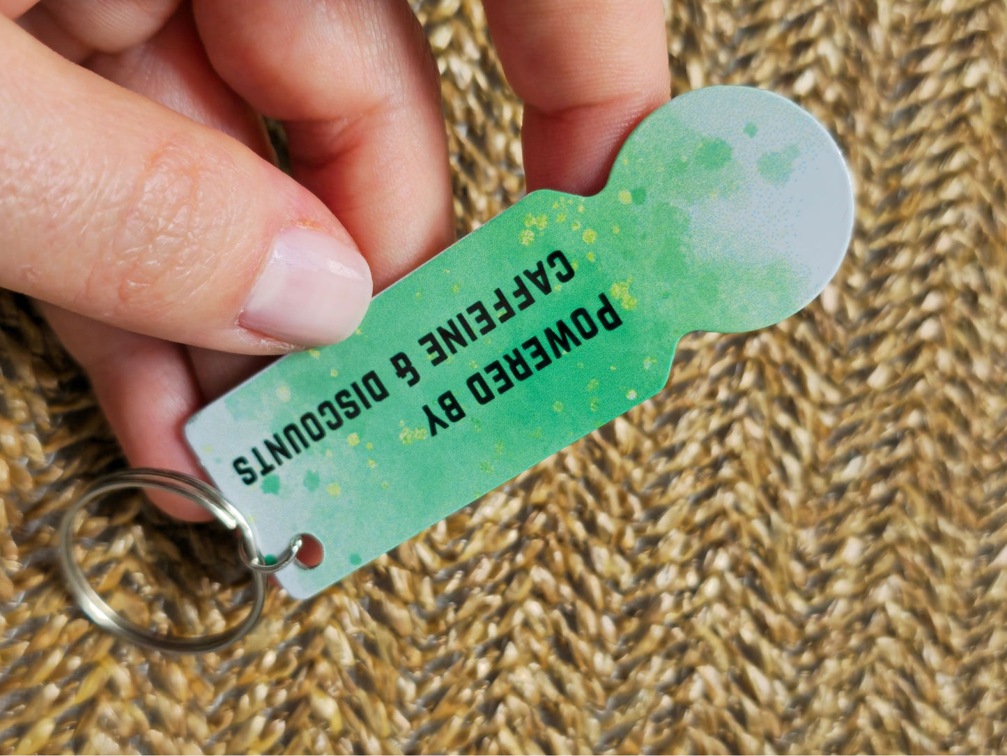 Shopping Cart Token Keychain