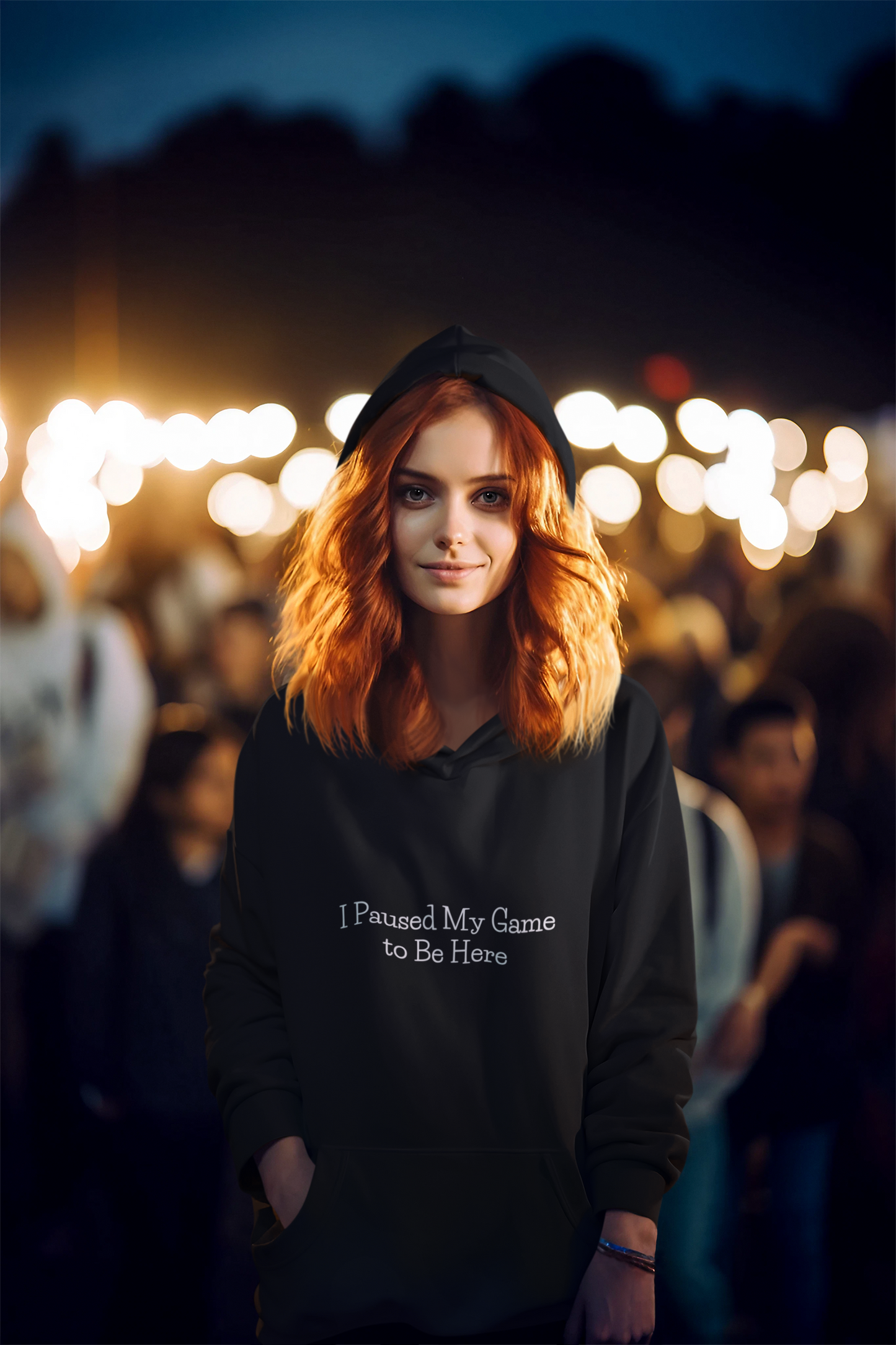 "I Paused My Game" Unisex Gaming Hoodie – Cozy Nerdwear