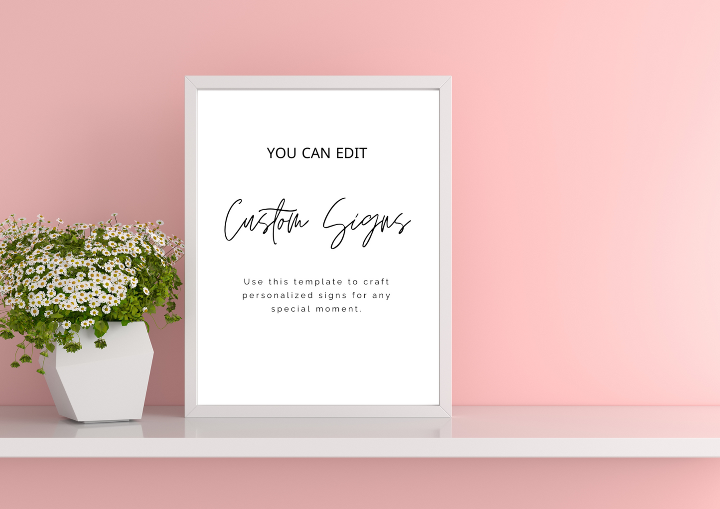 Editable Event Sign Template – Instant Download