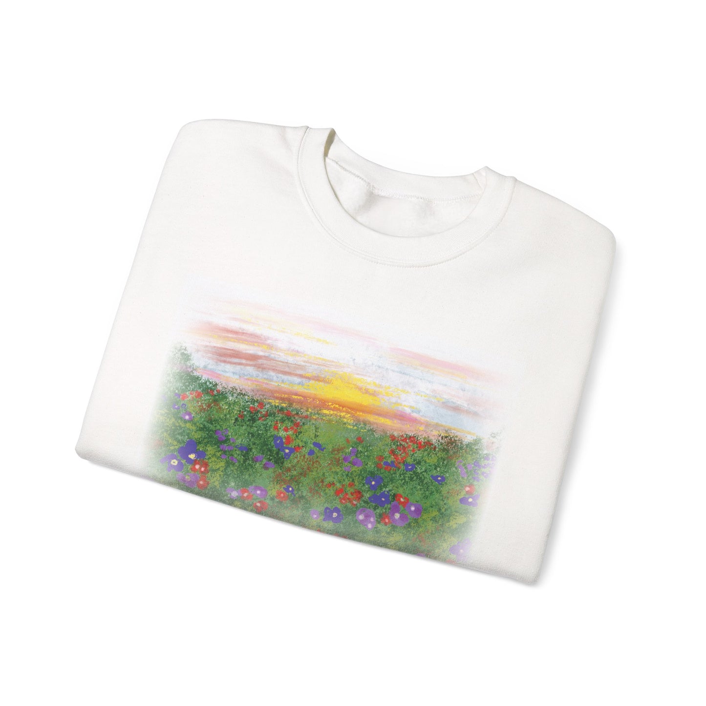 Wild Bloom Floral Crewneck Sweatshirt – Unisex Fit