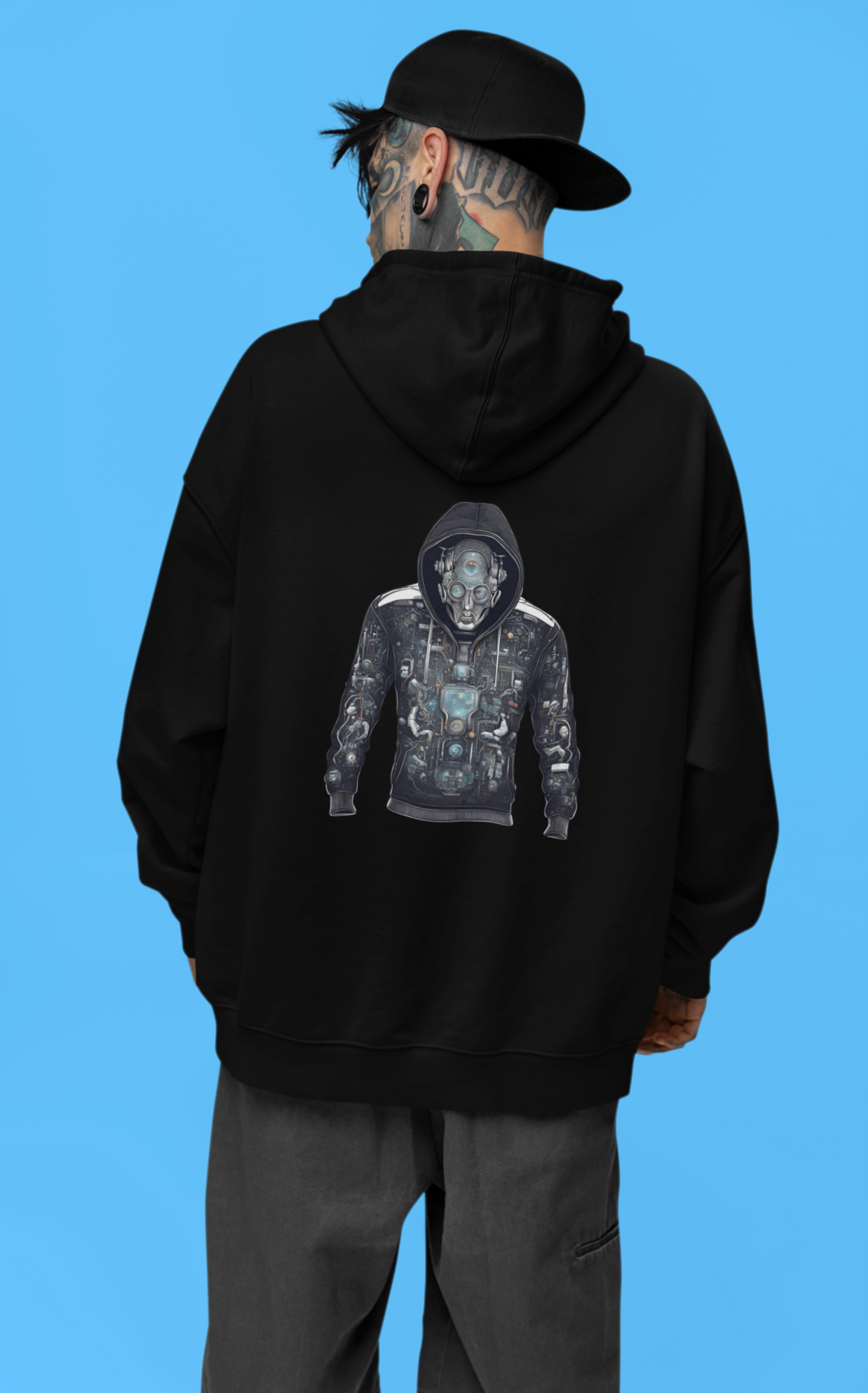 Unisex Streetwear Hoodie – All‑Season Cotton Blend