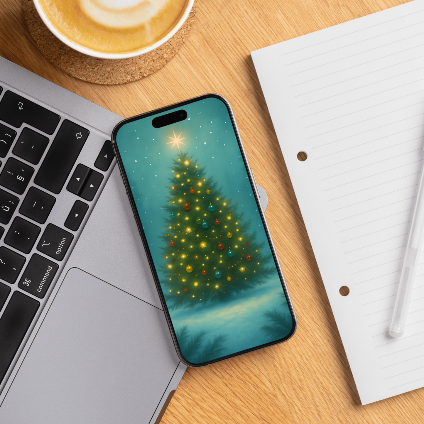 Cozy Winter Digital Background | Instant Download ( for Mobile + 4K)