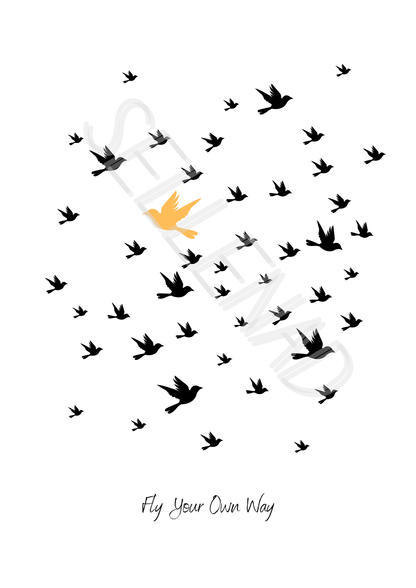 Be Unique – Motivational Printable Poster