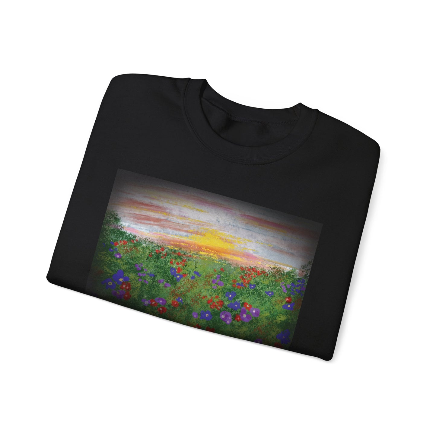 Wild Bloom Floral Crewneck Sweatshirt – Unisex Fit