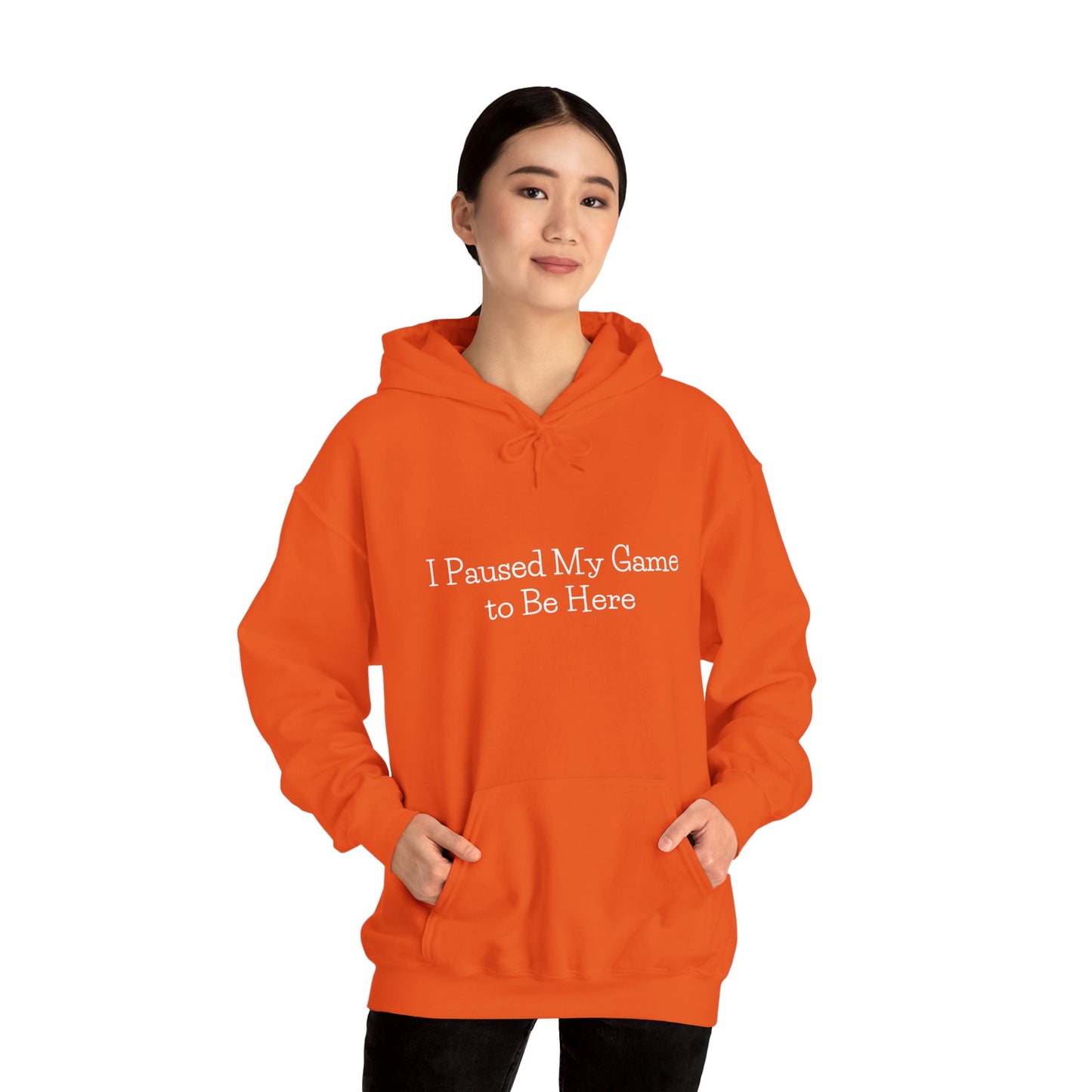"I Paused My Game" Unisex Gaming Hoodie – Cozy Nerdwear