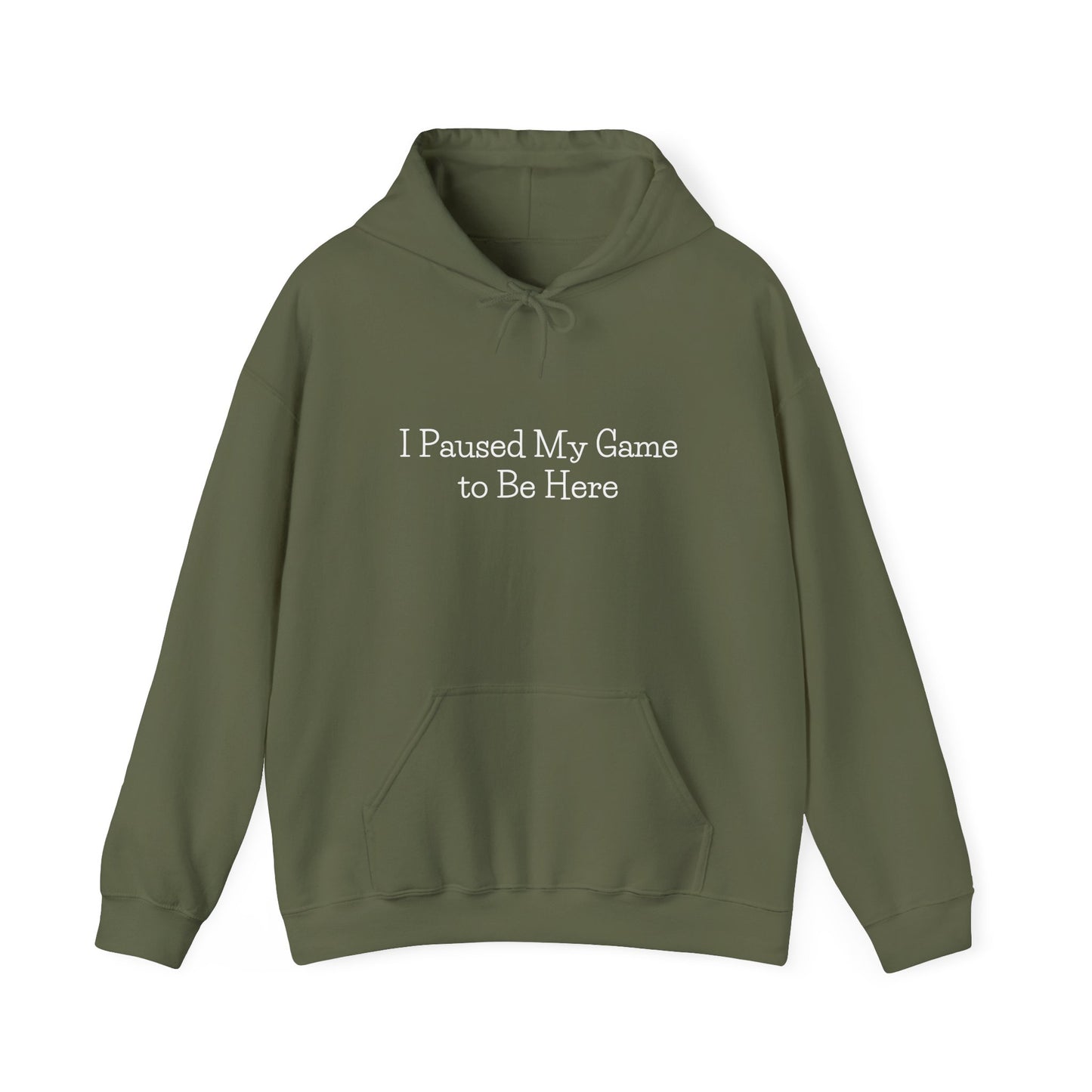 "I Paused My Game" Unisex Gaming Hoodie – Cozy Nerdwear