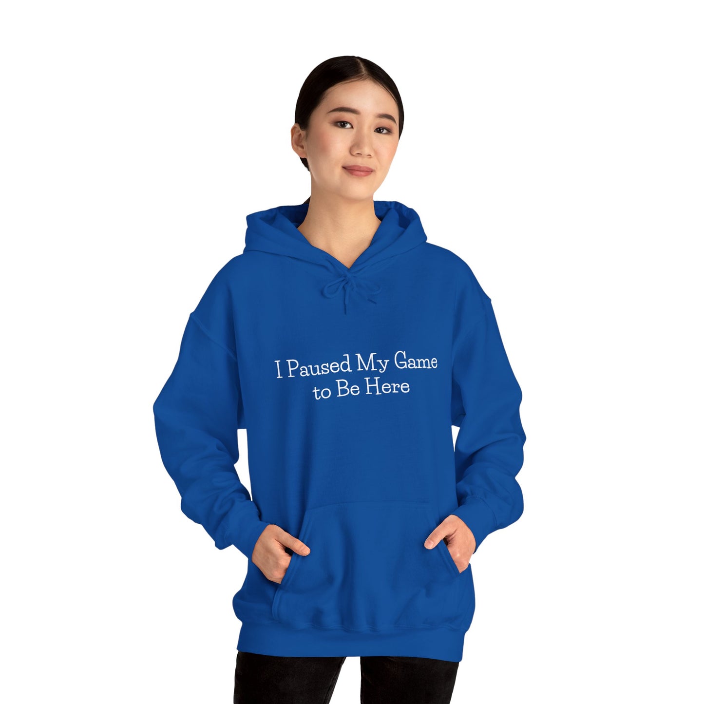 "I Paused My Game" Unisex Gaming Hoodie – Cozy Nerdwear