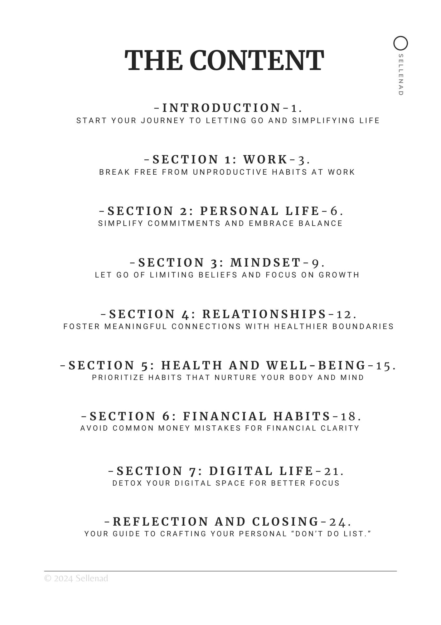 Don’t Do List E‑Book – A Guide to Letting Go & Simplifying Life