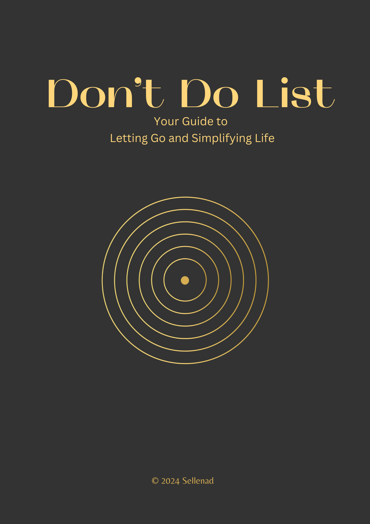 Don’t Do List E‑Book – A Guide to Letting Go & Simplifying Life