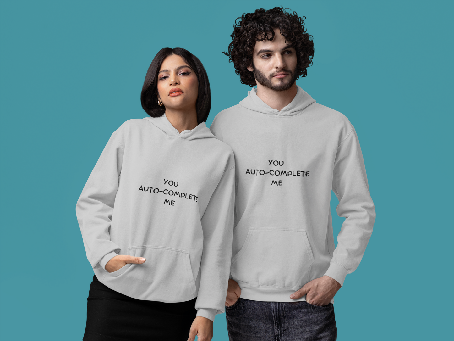 ⌨️ You Auto-Complete Me Hoodie – Cute & Geeky for Tech Lovers & Developers