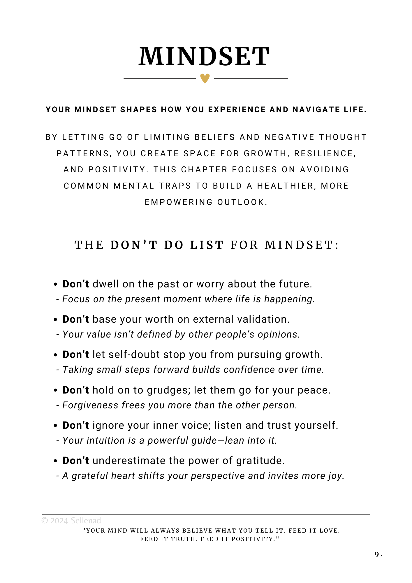 Don’t Do List E‑Book – A Guide to Letting Go & Simplifying Life
