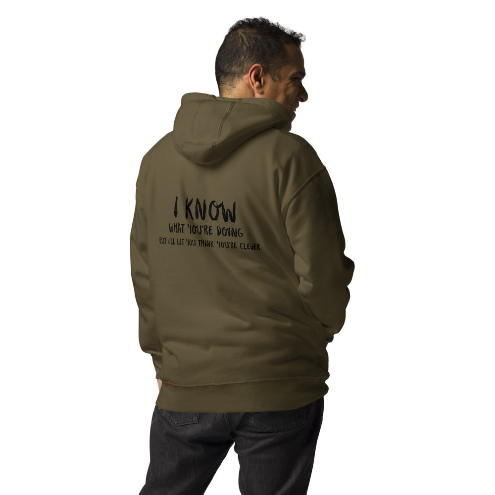 “Think You’re Clever?” Unisex Hoodie – Sarcastic Statement
