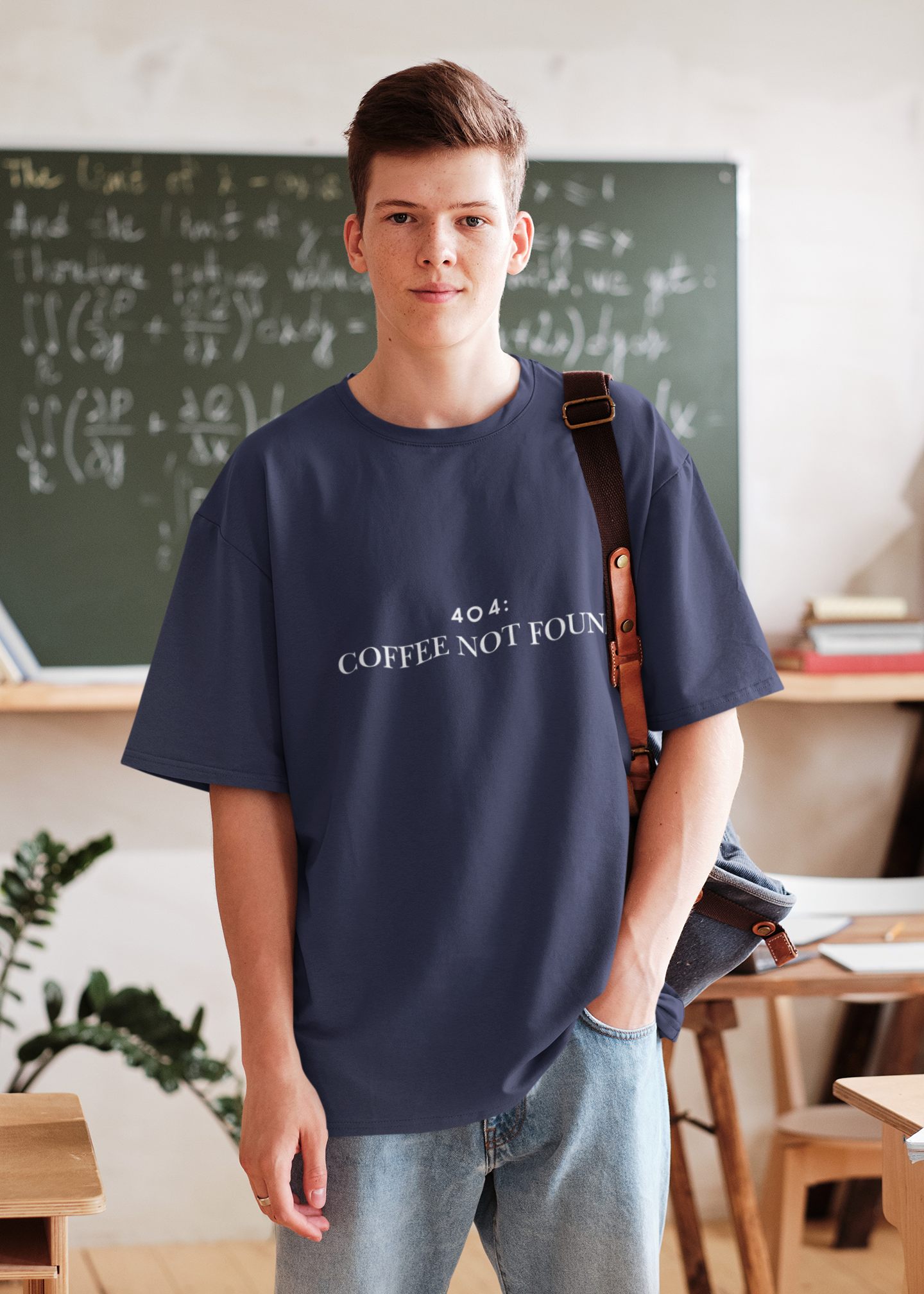 404 Coffee Not Found | Organic Oversized T-Shirt