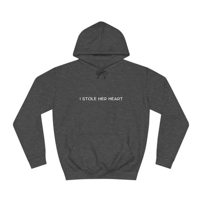 ❤️ "I Stole Her Heart" Unisex Hoodie – The Perfect Matching Gift for Couples! ❤️
