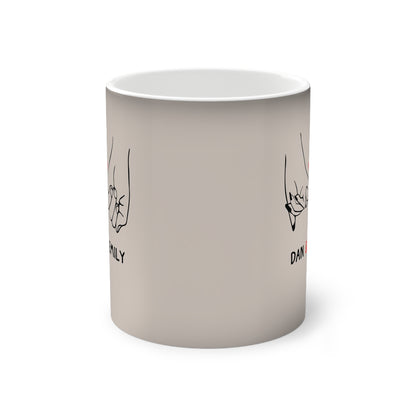 Personalized Surprise Mug – Heat Activated, Custom Name Magic Cup