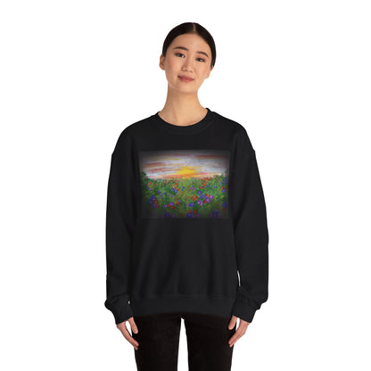 Wild Bloom Floral Crewneck Sweatshirt – Unisex Fit