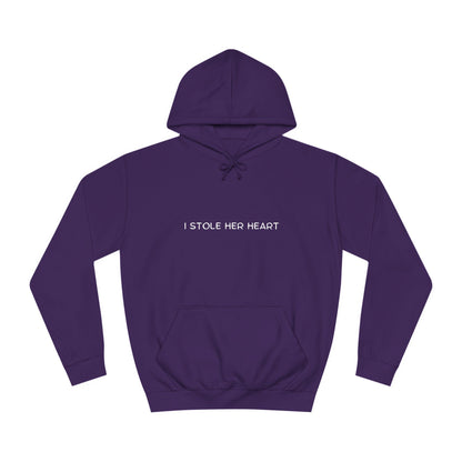 ❤️ "I Stole Her Heart" Unisex Hoodie – The Perfect Matching Gift for Couples! ❤️