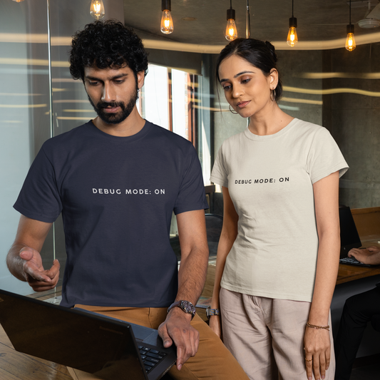 Unisex Softstyle T-Shirt - Debug Mode: ON Graphic Tee for Tech Enthusiasts