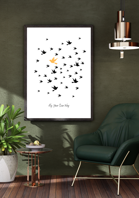Be Unique – Motivational Printable Poster