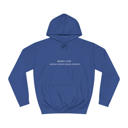 💾 Binary for "LOVE" Hoodie – Geeky & Romantic for Programmers & Tech Couples