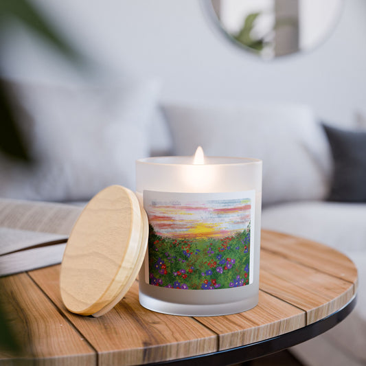 Wild Bloom “Sunset Blooms”  Vegan Aromatherapy Candle