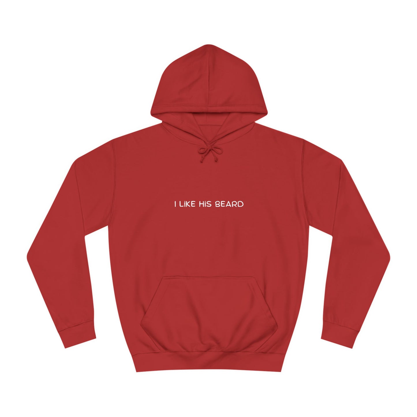 “I Like His Beard” Couples Hoodie – Funny Valentine’s Gift