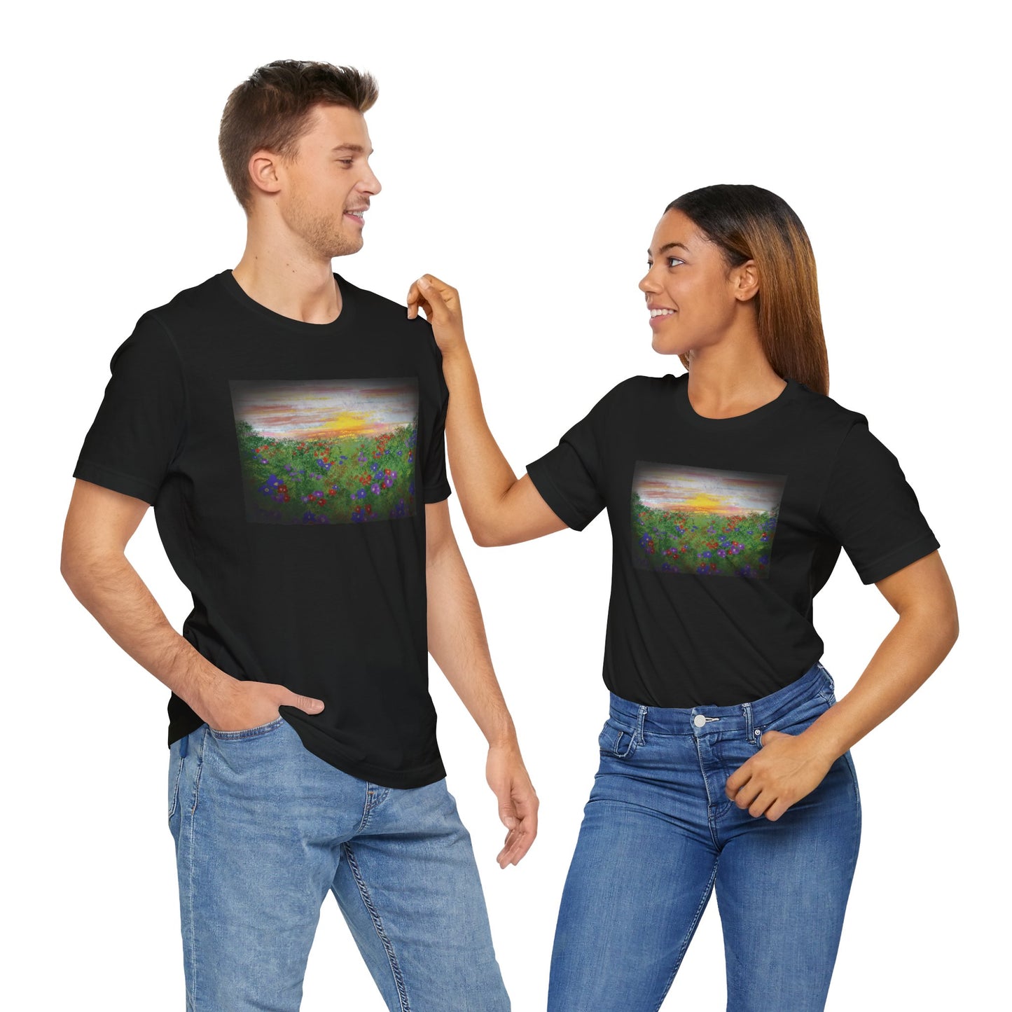 Wild Bloom “Sunset Garden” Unisex Tee