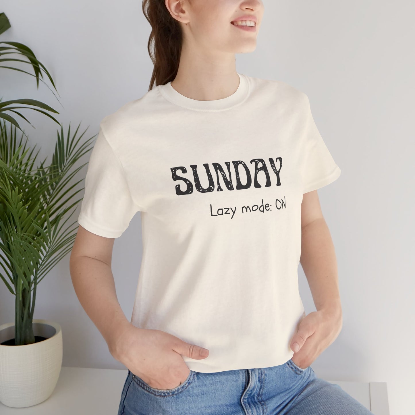 Sunday Tee – "Lazy mode: ON"