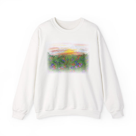 Wild Bloom Floral Crewneck Sweatshirt – Unisex Fit