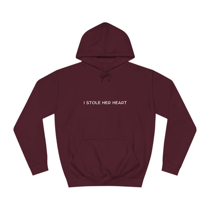 ❤️ "I Stole Her Heart" Unisex Hoodie – The Perfect Matching Gift for Couples! ❤️