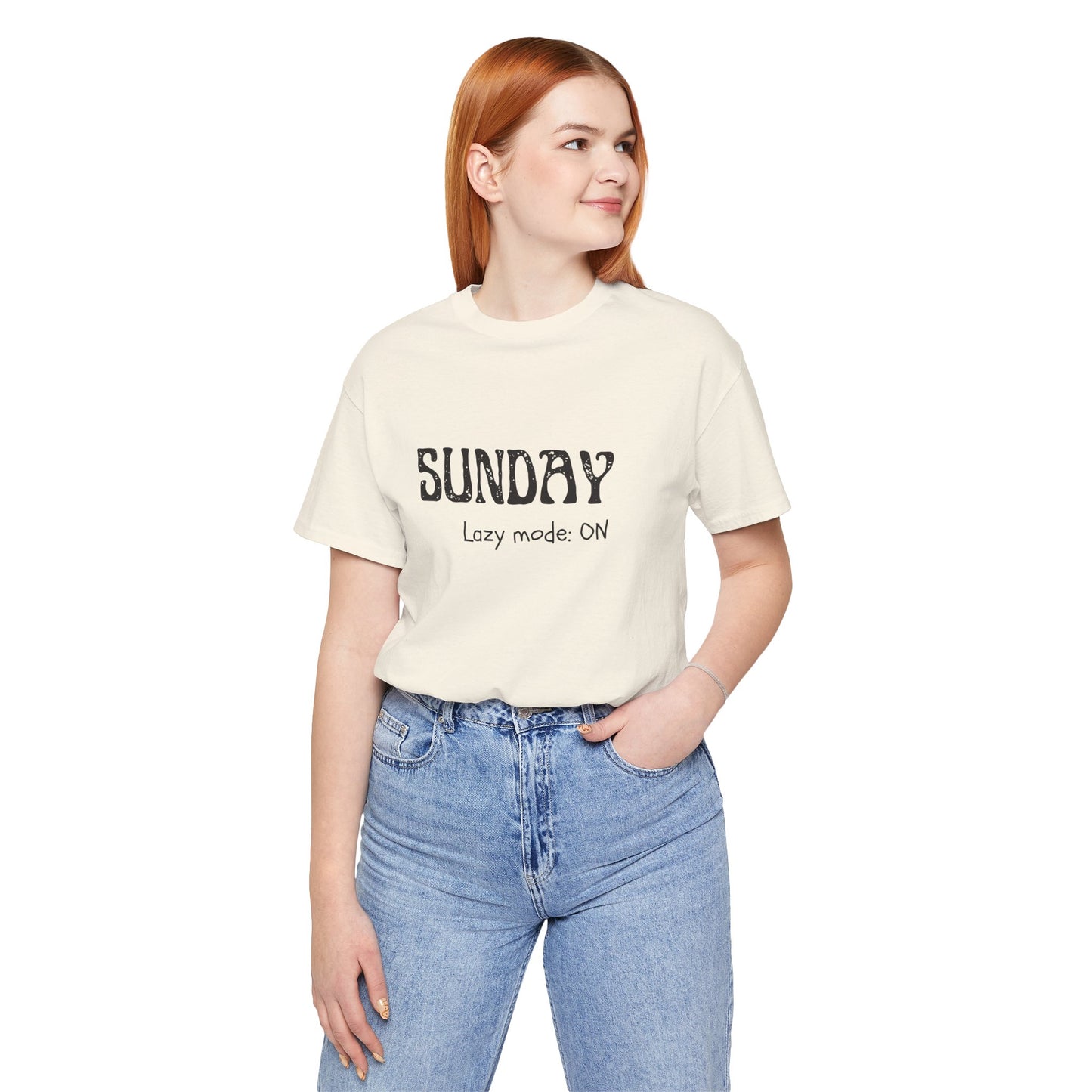 Sunday Tee – "Lazy mode: ON"