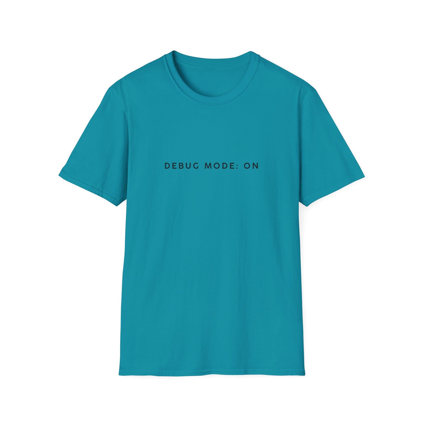 Unisex Softstyle T-Shirt - Debug Mode: ON Graphic Tee for Tech Enthusiasts