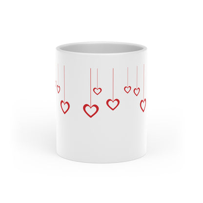 Heart-Handle Mug for Coffee & Tea Lovers | Perfect Gift for Valentine's Day & Anniversaries